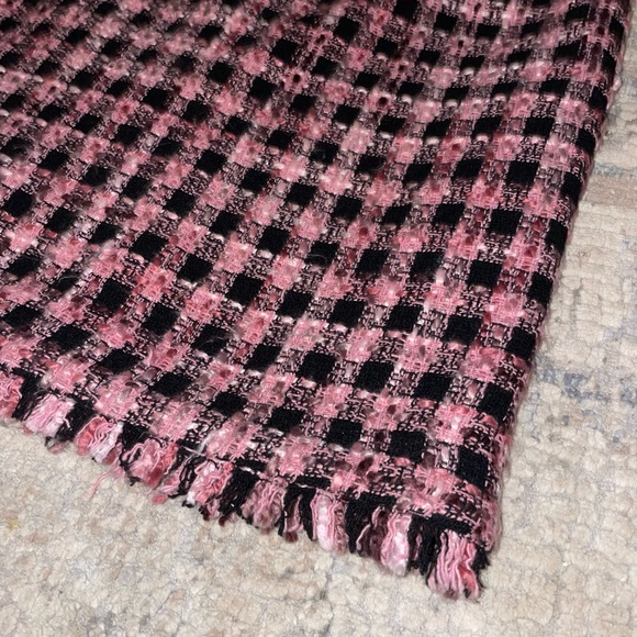 Requirements Plaid Pink and Black Women's Skirt - Picture 2 of 4